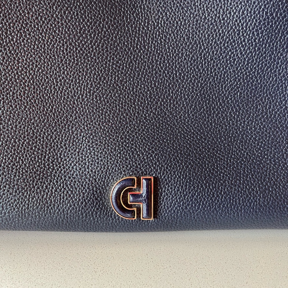 Cole Haan Grand Ambition Side Cinch Satchel, Navy/Blue - Picture 6 of 12